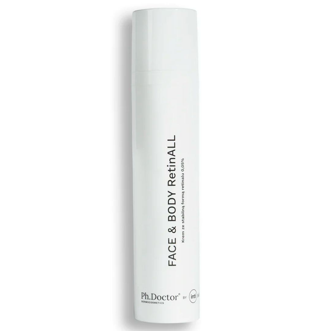Cream with stable form of retinal 0.05%